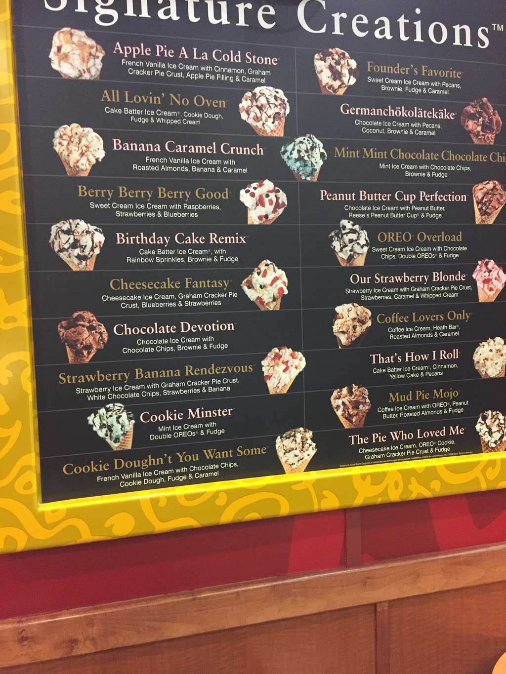 Cold Stone Creamery | 92 Derby St Ste 117, Hingham, MA 02043 | Phone: (781) 740-2653