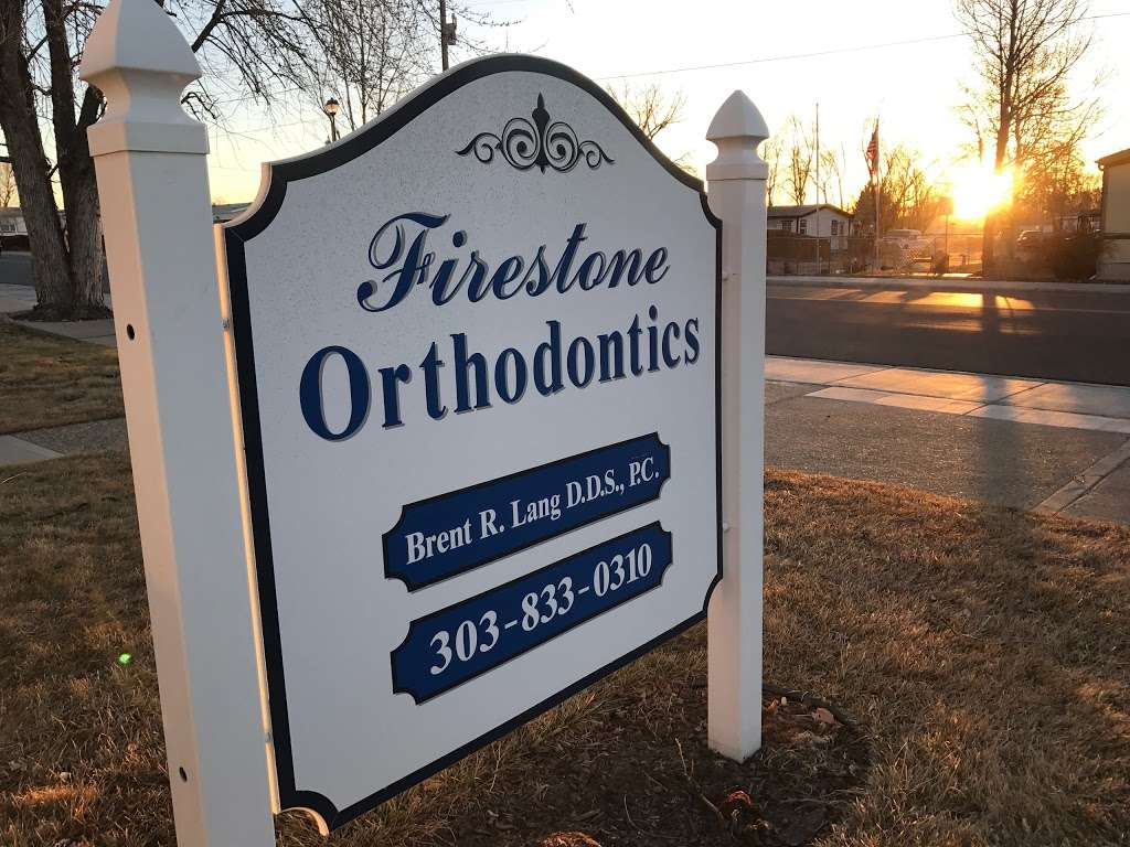 Firestone Orthodontics - Dr. Brent R. Lang | 704 1st Street, Firestone, CO 80520, USA | Phone: (303) 833-0310