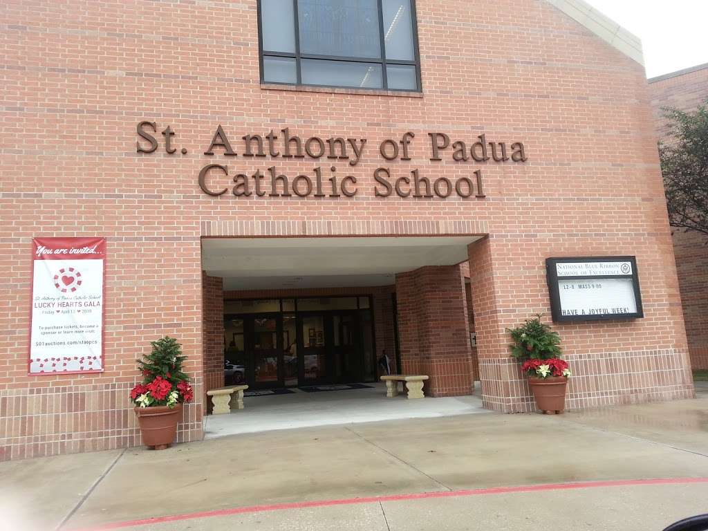 St Anthony of Padua Catholic School | 7901 Bay Branch Dr, The Woodlands, TX 77382, USA | Phone: (281) 296-0300