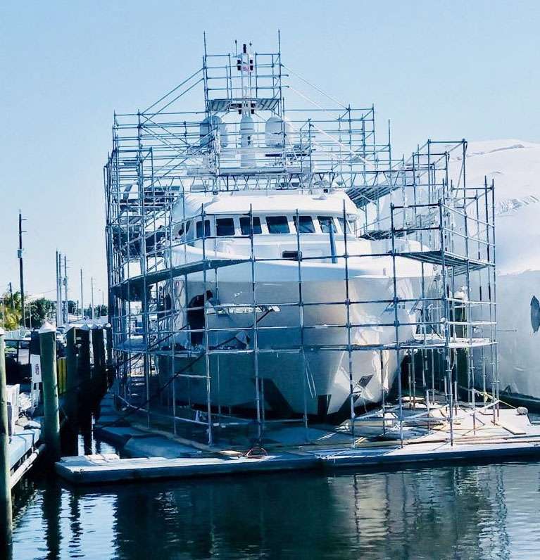 USA Boat Shrinkwrap Solutions and Scaffolding | 750 NE 7th Ave, Dania Beach, FL 33004, USA | Phone: (954) 616-5810