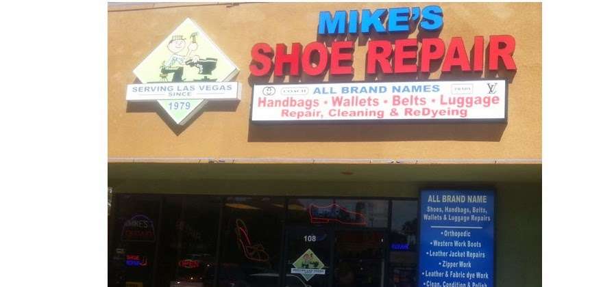 Mikes Shoe Repair | 5300 W Spring Mountain Rd #108, Las Vegas, NV 89146, USA | Phone: (702) 362-2724