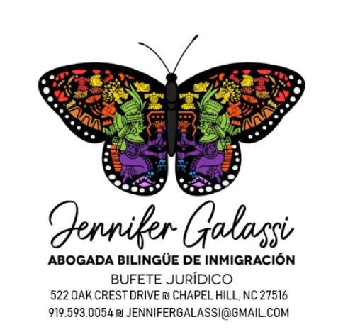 Bufete Jurídico Jennifer Galassi | 522 Oak Crest Dr, Chapel Hill, NC 27516, USA | Phone: (919) 593-0054