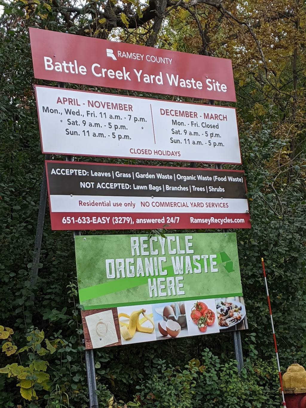 Battle Creek Yard Waste Collection Site | 389 Winthrop St S, St Paul, MN 55119, USA | Phone: (651) 633-3279