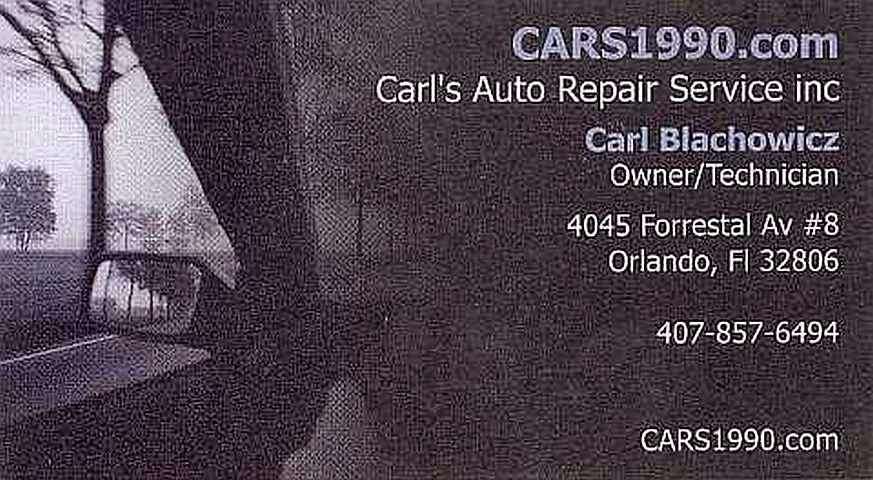 Carls Auto Repair | 4045 Forrestal Ave, Orlando, FL 32806 | Phone: (407) 857-6494