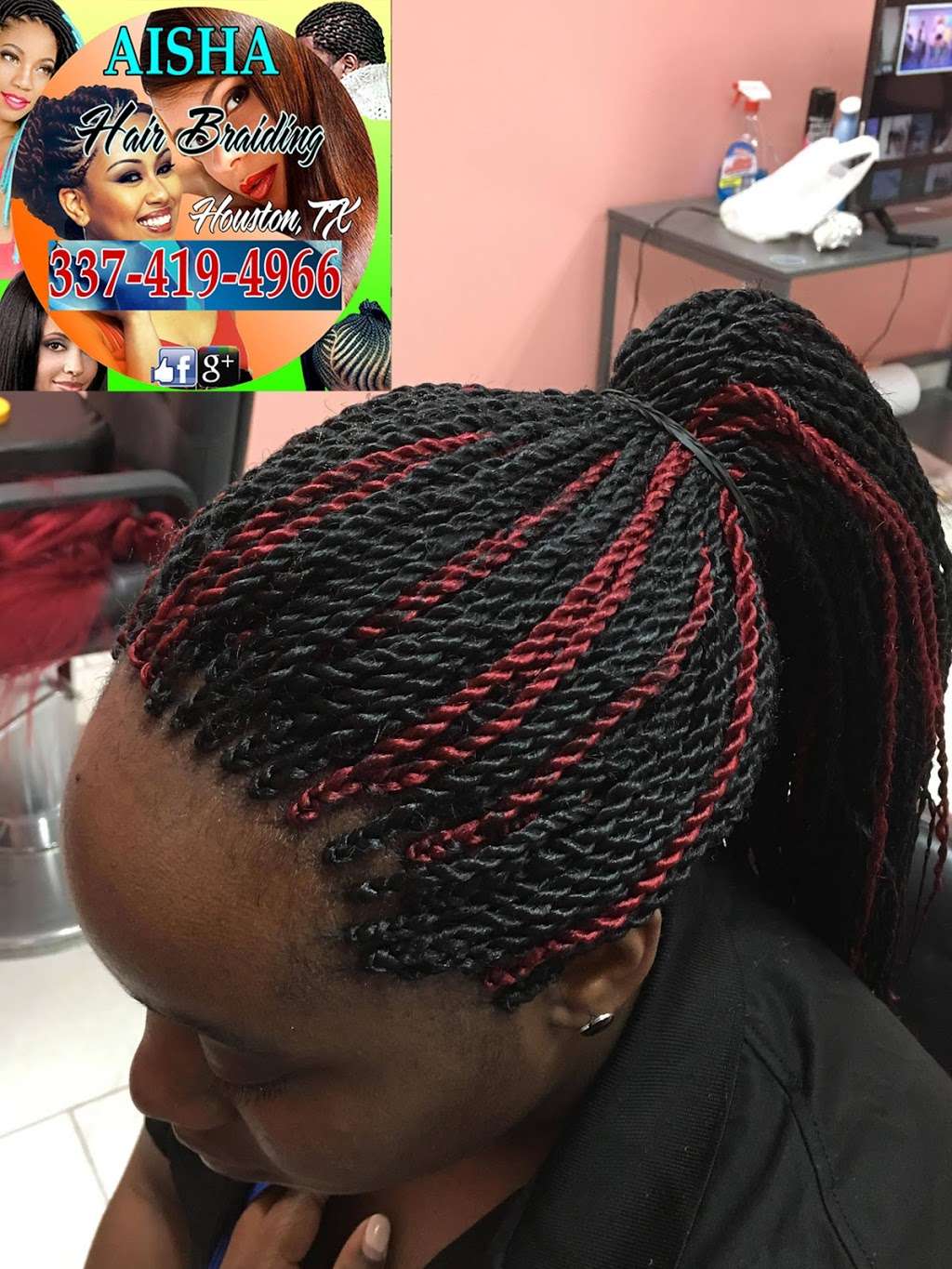 Aisha Hair Braiding | 2940 Gears Rd, Houston, TX 77067, USA | Phone: (337) 419-4966