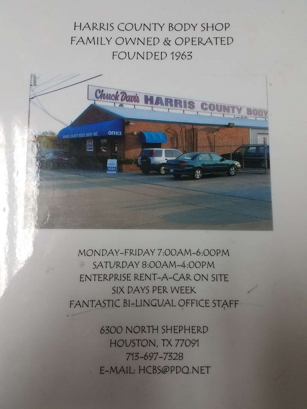 Harris County Body Shop | 6300 N Shepherd Dr, Houston, TX 77091, USA | Phone: (713) 697-7328