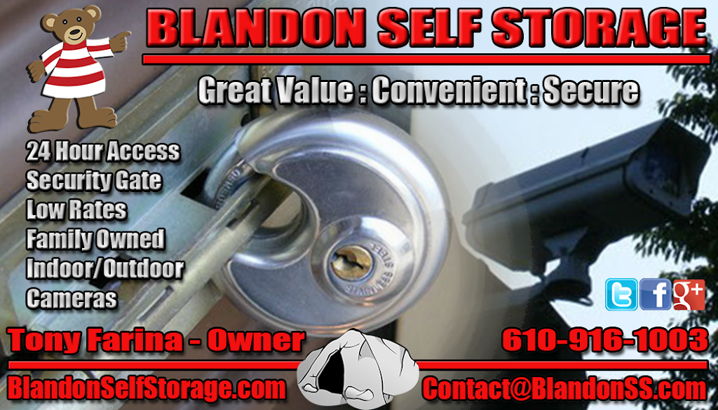Blandon Self-Storage | 124 E Bertolet Pl, Reading, PA 19605, USA | Phone: (610) 916-1003