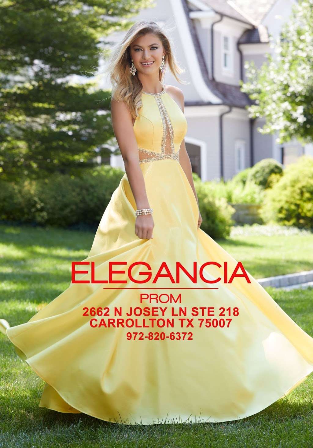 Elegancia Formal Wear | 2129 N Josey Ln, Carrollton, TX 75006, United States | Phone: (972) 820-6372