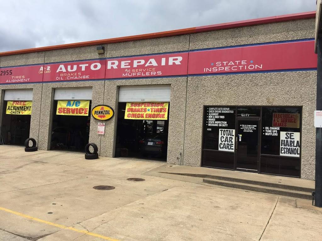 A to Z Car Care | 2955 S Shiloh Rd, Garland, TX 75041, USA | Phone: (972) 278-7600