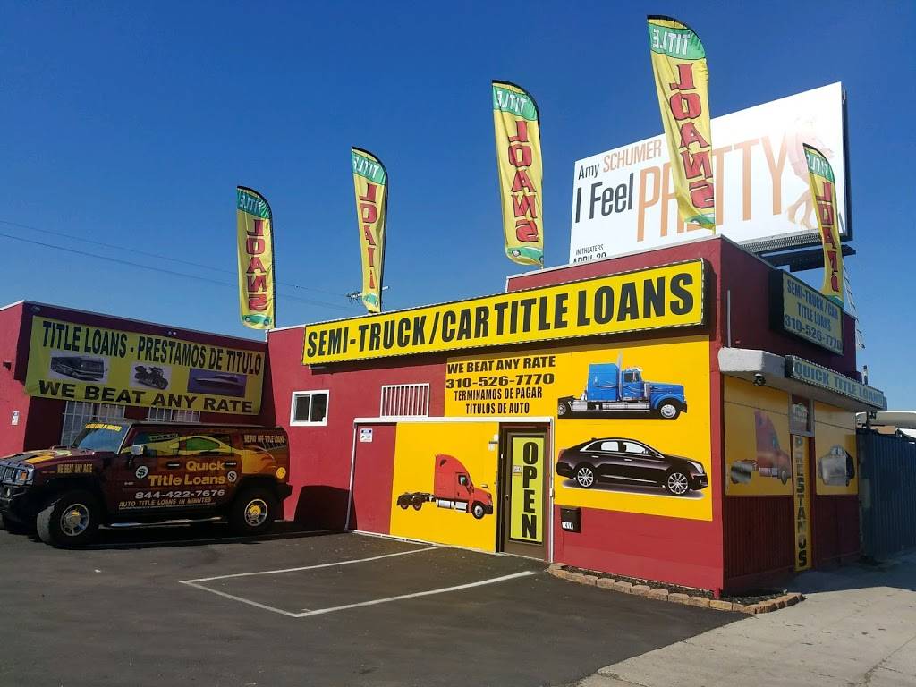 Quick Title Loans | 1418 Pacific Coast Hwy, Wilmington, CA 90744, USA | Phone: (323) 249-0450