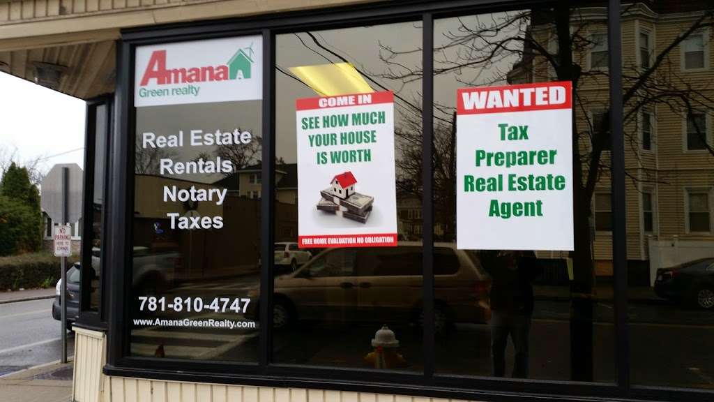 Amana Green Realty | 30 Revere Beach Pkwy unit 2, Revere, MA 02151, USA | Phone: (781) 810-4747