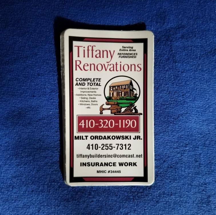 Tiffany Renovations | 393 Edgewater Rd, Pasadena, MD 21122, USA | Phone: (410) 320-1190