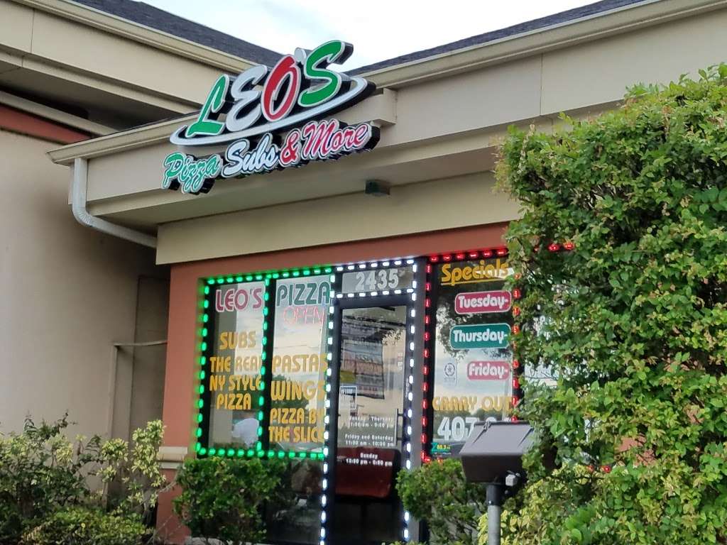 Leos Pizza Subs & More | 2435 Pleasant Hill Rd, Kissimmee, FL 34746, USA | Phone: (407) 846-0989