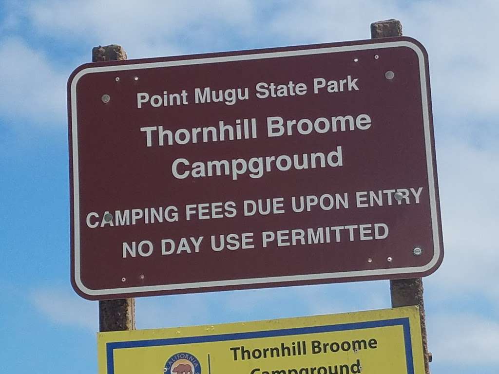 Thornhill Broome State Beach Campground 9000 Pacific Coast Hwy