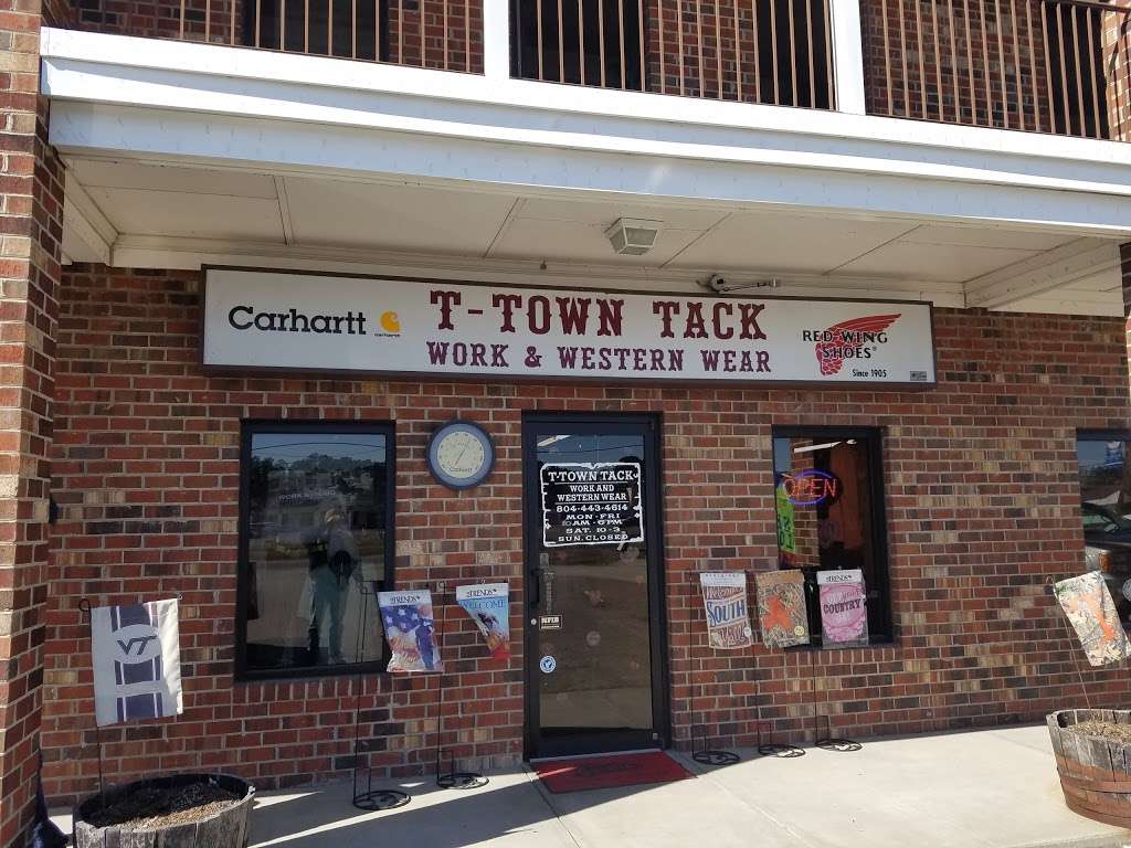T-Town Tack Work & Western | 1251 Tappahannock Blvd, Tappahannock, VA 22560, USA | Phone: (804) 443-4614