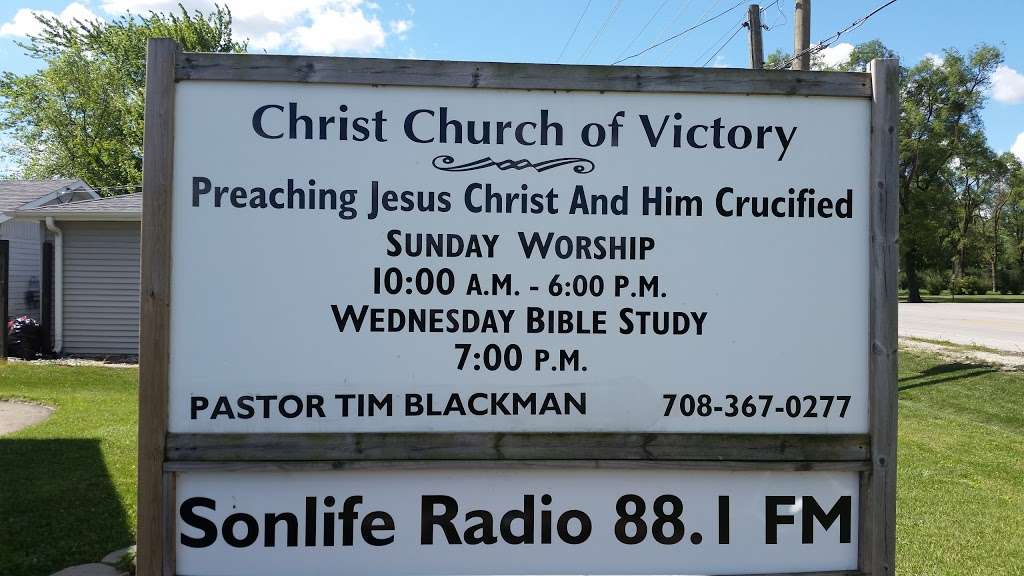 Christ Church of Victory | 26803 S Dixie Hwy, Crete, IL 60417, USA | Phone: (708) 367-0277