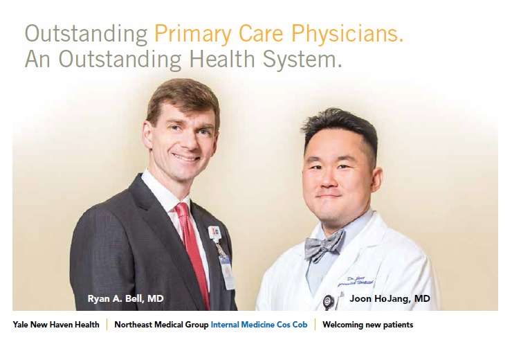 NEMG Internal Medicine Cos Cob - Dr. Joon Ho Jang & Dr. Ryan Bel | 35 River Rd #101, Cos Cob, CT 06807, USA | Phone: (203) 863-4570