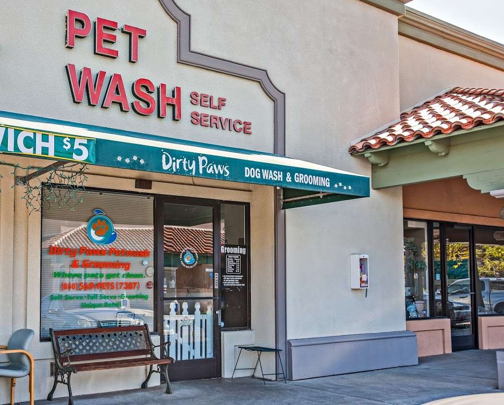 Dirty Paws Pet Wash | 6030 Santo Rd # F, San Diego, CA 92124 | Phone: (858) 569-7387