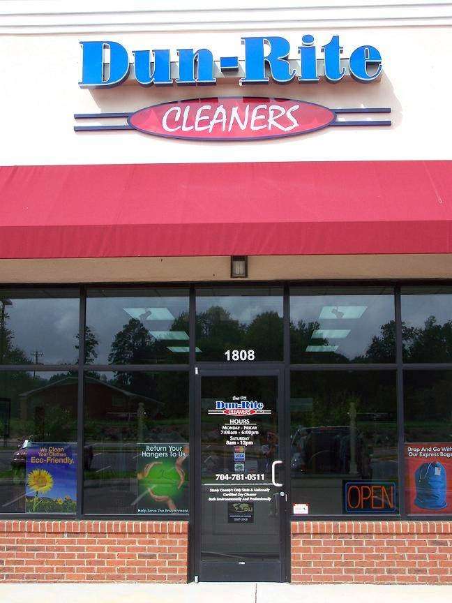 Dun-Rite Cleaners | 1808 W Main St, Locust, NC 28097, USA | Phone: (704) 781-0511