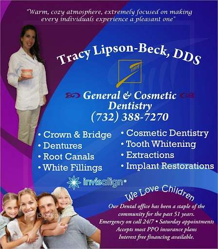 Tracy Lipson-Beck, DDS | 6 Morningside Rd, Colonia, NJ 07067, USA | Phone: (732) 388-7270