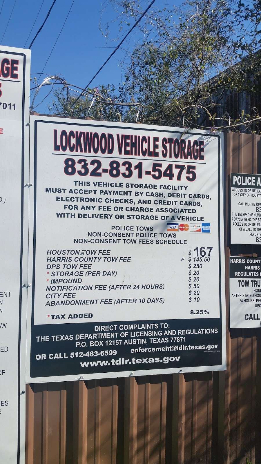 Lockwood Vehicle Storage | 534 Lockwood Dr, Houston, TX 77011, USA | Phone: (832) 831-5475