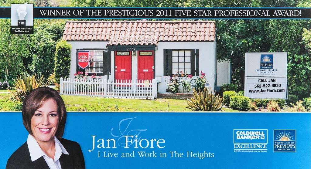 Jan Fiore | 1772 Hacienda Rd, La Habra Heights, CA 90631, USA | Phone: (562) 522-9620