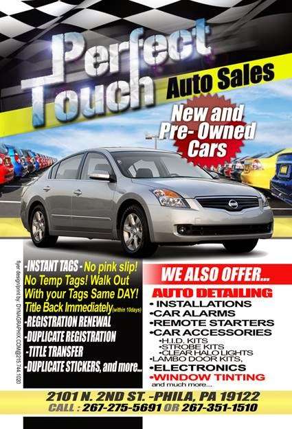 Perfect Touch Auto Repair & Sales | 2101 N 2nd St, Philadelphia, PA 19122, USA | Phone: (215) 425-6246