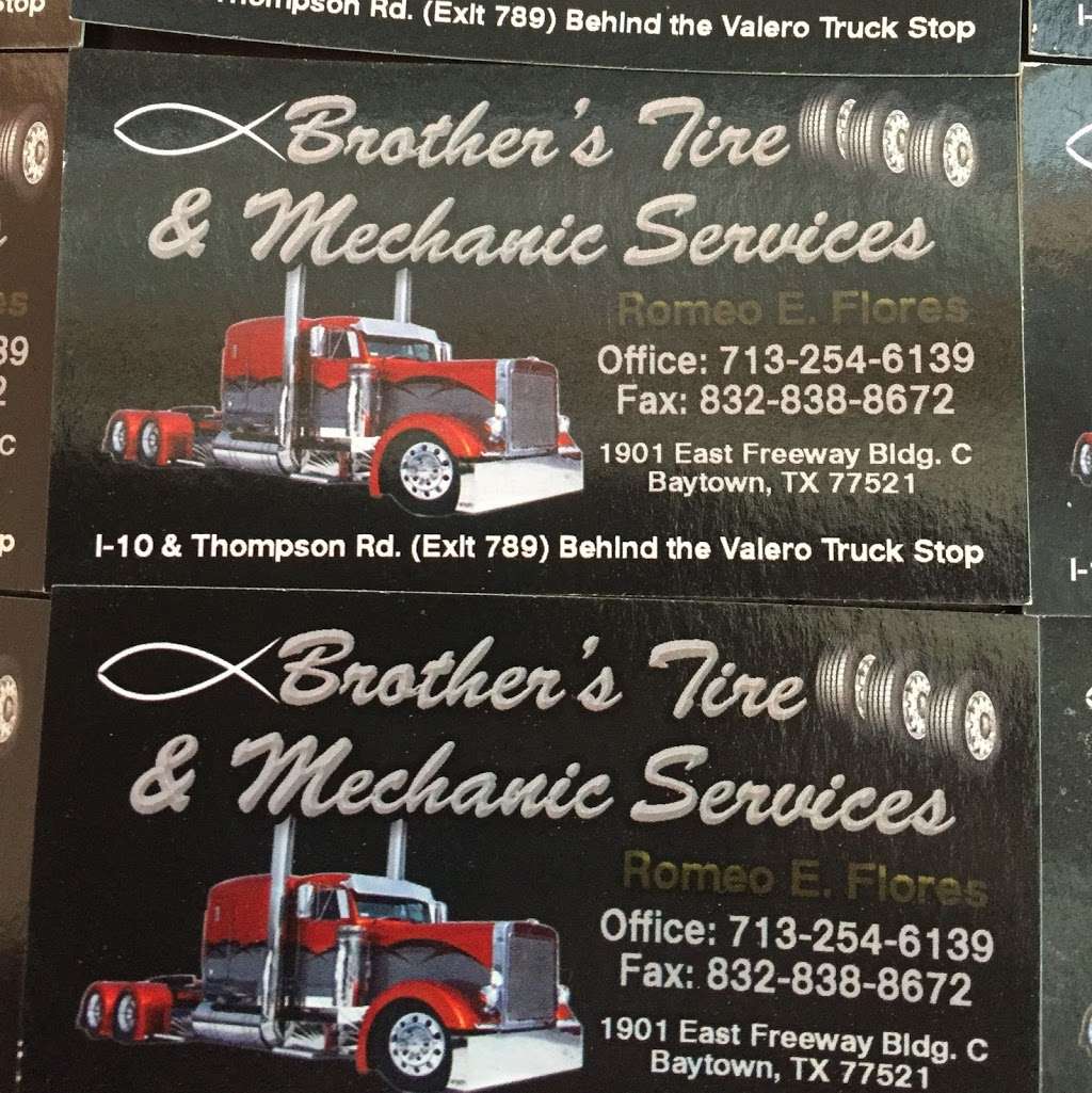 BROTHERS TIRE & MECHANIC SERVICES | BLDG. C, 1901 East Fwy, Baytown, TX 77521 | Phone: (713) 254-6139