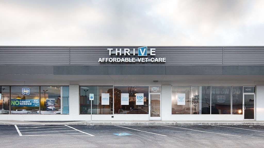 THRIVE Affordable Vet Care | 3422 Ella Blvd, Houston, TX 77018, USA | Phone: (713) 277-7500