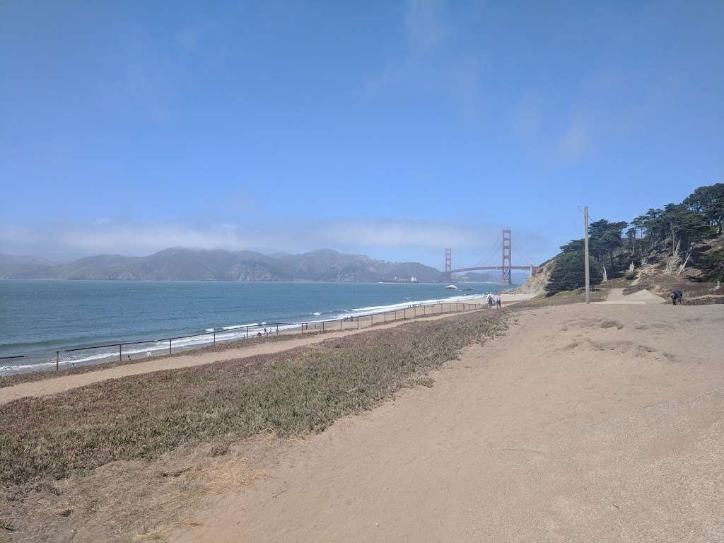 Parking Baker Beach 停车 | Unnamed Trail, San Francisco, CA 94129, USA