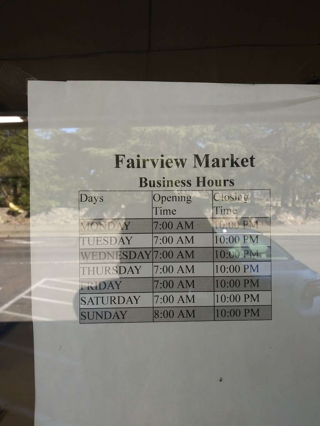 Fairview Market & Deli | 1017 Coombsville Rd, Napa, CA 94558 | Phone: (707) 252-7202