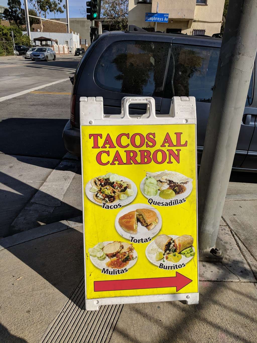 Los Famosos Tacos Al Carbon | 627 N Humphreys Ave, East Los Angeles, CA 90022, USA