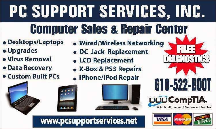 PC Support Services, Inc. | 1000 Belmont Ave, Folsom, PA 19033 | Phone: (610) 522-2668