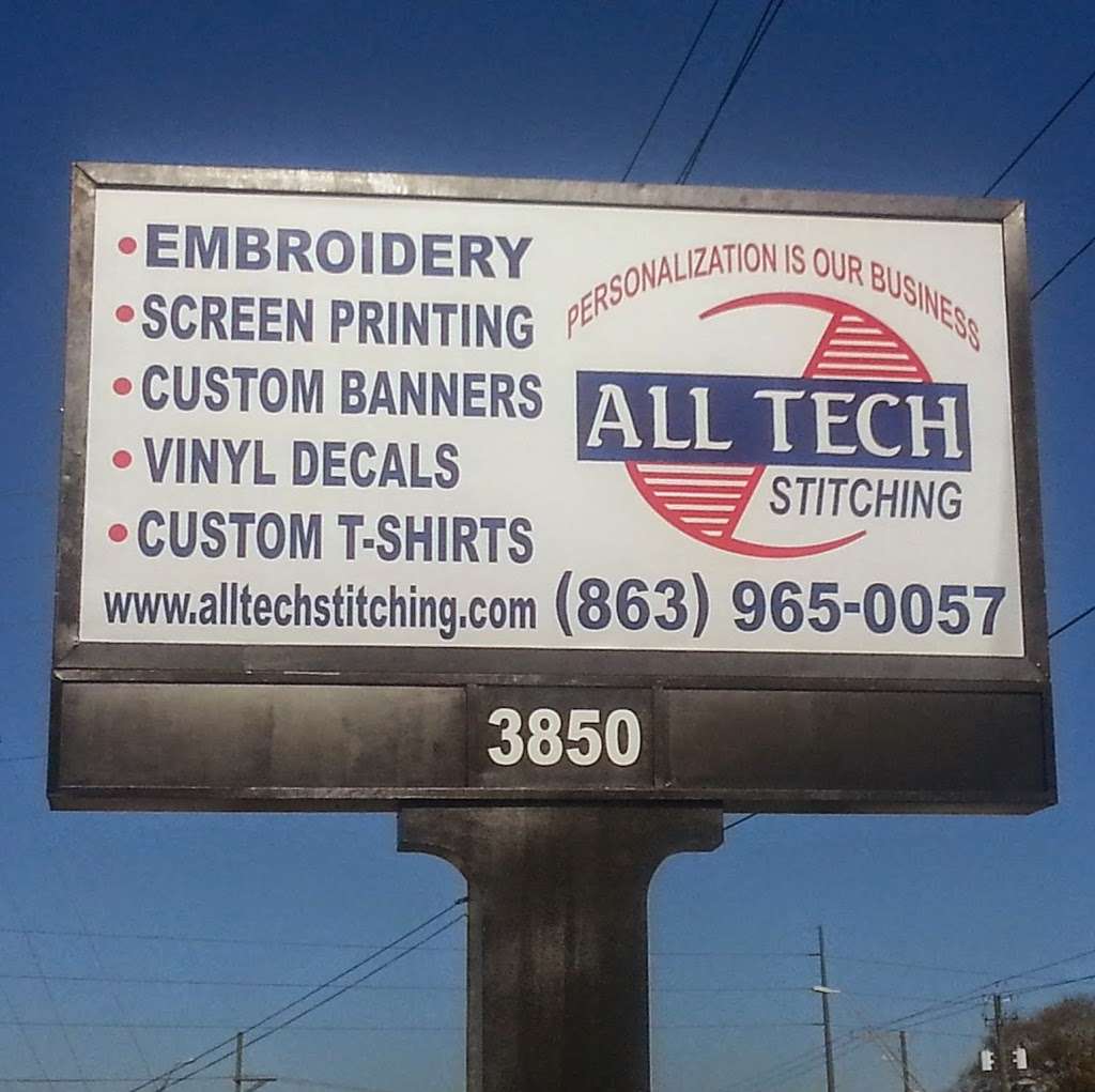 All Tech Stitching, LLC | 3850 Recker Hwy, Winter Haven, FL 33880, USA | Phone: (863) 965-0057
