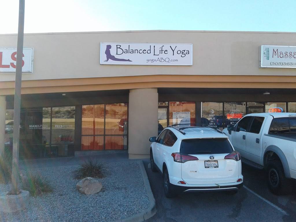 Balanced Life Yoga | 417 Tramway Boulevard Northeast Canyon Plaza Shopping Center, Albuquerque, NM 87123, USA | Phone: (505) 220-1084
