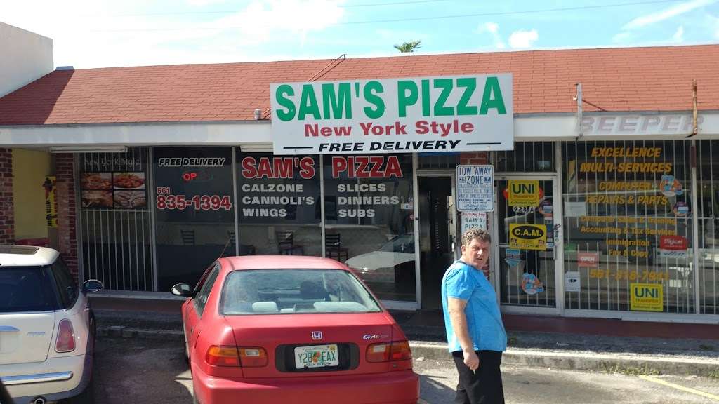 Sams Pizza | 928 Belvedere Rd, West Palm Beach, FL 33405, USA | Phone: (561) 835-1394