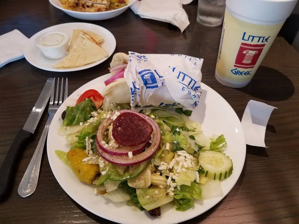 Little Greek Fresh Grill | 9665 N Central Expy Suite 140, Dallas, TX 75231, USA | Phone: (214) 696-1234