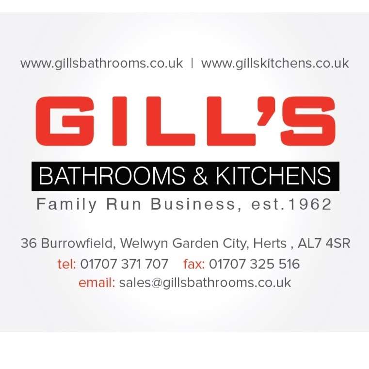 Gills Bathrooms & Kitchens | 36 Burrowfield, Welwyn, Welwyn Garden City AL7 4SR, UK | Phone: 01707 371707