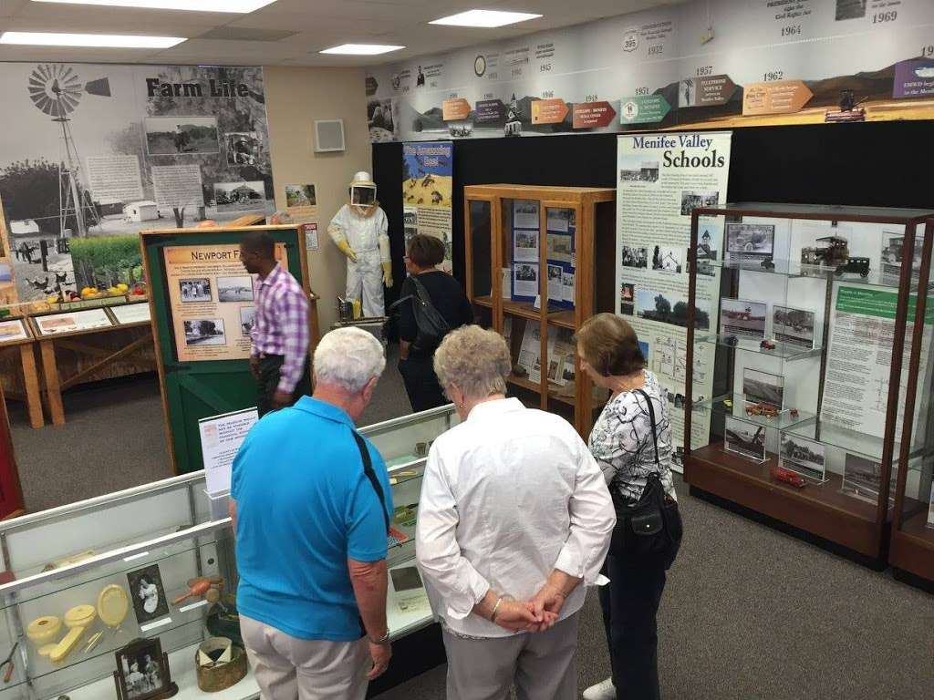 Menifee History Museum | 26301 Garbani Rd, Menifee, CA 92584, USA | Phone: (951) 708-6842