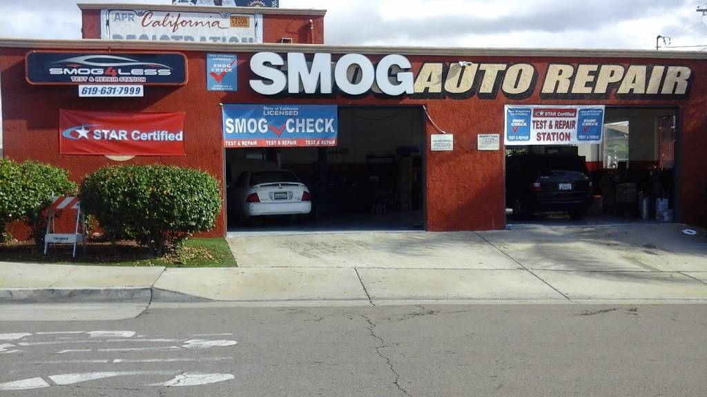 Smog 4 Less | 595 El Cajon Blvd, El Cajon, CA 92020, USA | Phone: (619) 631-7999