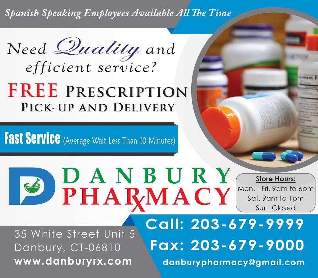 Danbury Pharmacy | 35 White St, Danbury, CT 06810, USA | Phone: (203) 679-9999