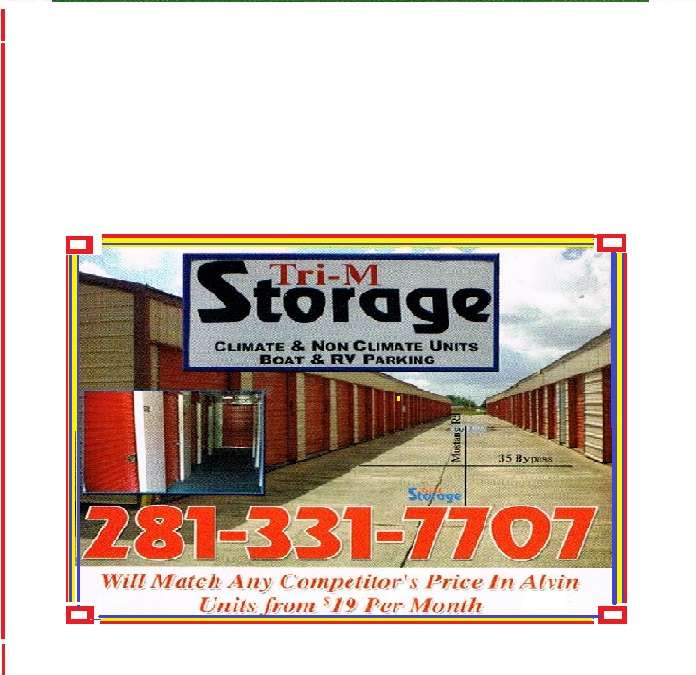 TRI-M STORAGE 2 Boat & RV / U-Haul Dealer | 4500 Mustang Rd, Alvin, TX 77511 | Phone: (281) 331-7707