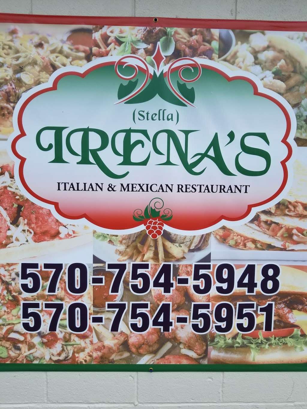 Irena Mexican & Italian Restaurant | 242 Orchard St, Auburn, PA 17922, USA | Phone: (570) 754-5948