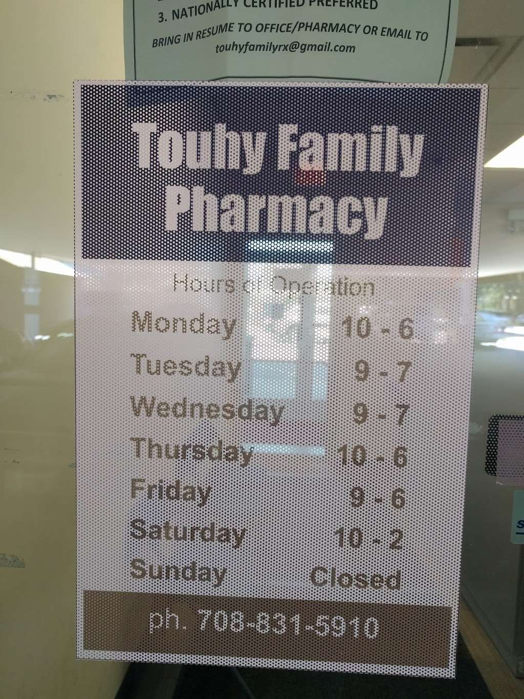 TOUHY FAMILY PHARMACY, LLC | 6201 W Touhy Ave #101, Chicago, IL 60646 | Phone: (708) 831-5910
