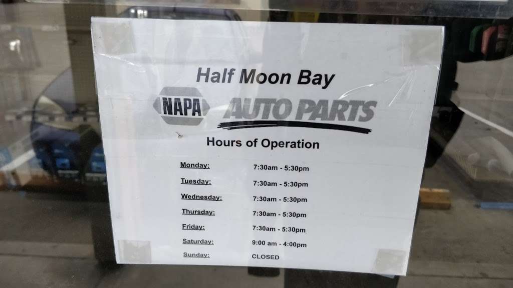 NAPA Auto Parts - Half Moon Bay Auto Parts | 125 Main St, Half Moon Bay, CA 94019, USA | Phone: (650) 726-4461