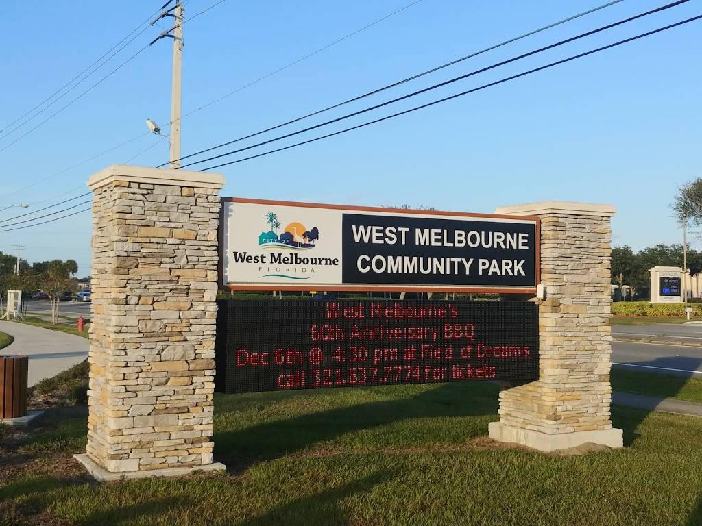 West Melbourne Community Park | 3000 Minton Rd, West Melbourne, FL 32904, USA | Phone: (321) 727-7700