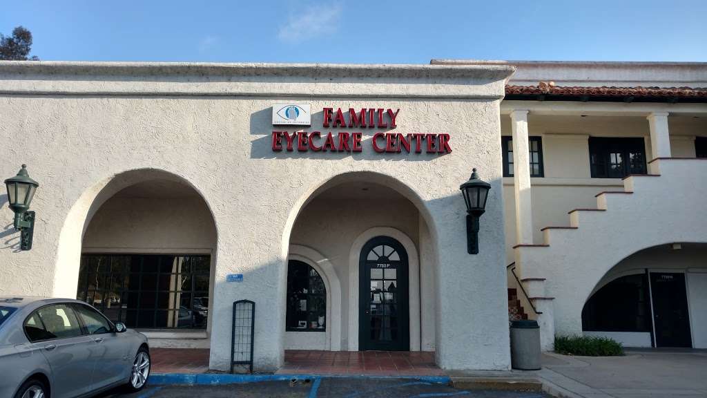 Family Eyecare Center Doctor of Optometry | 7750 El Camino Real ste p, Carlsbad, CA 92009, USA | Phone: (760) 942-3937