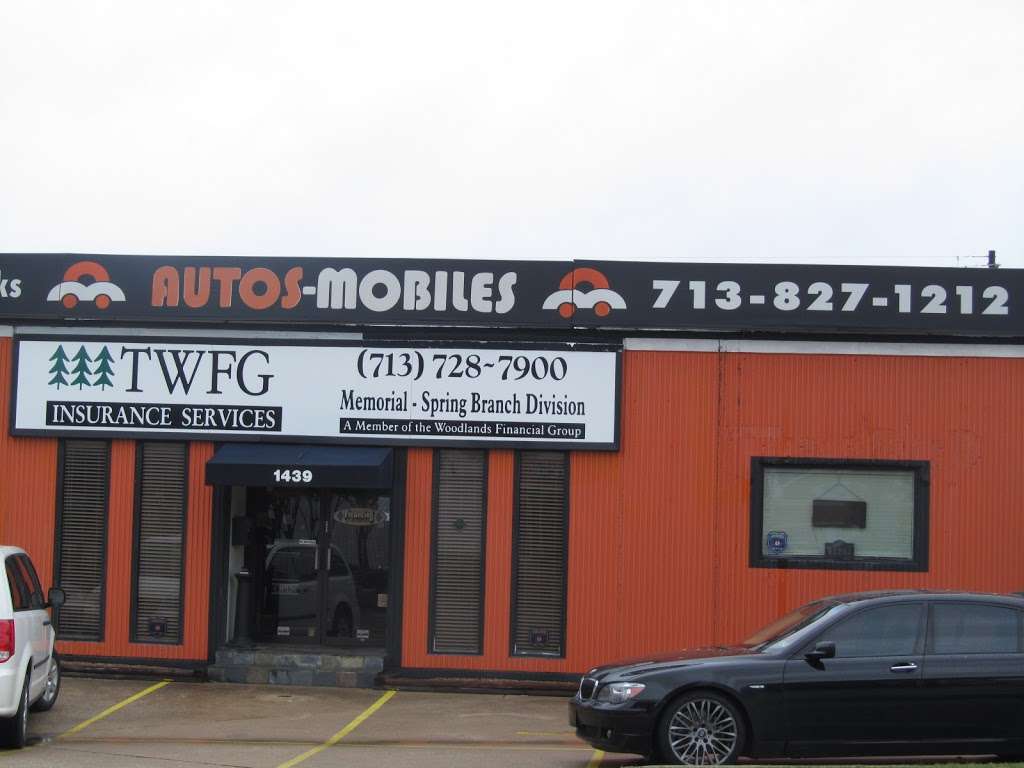 TWFG Insurance Services, Memorial/Spring Branch | 1439 Blalock Rd #2, Houston, TX 77055, USA | Phone: (713) 728-7900