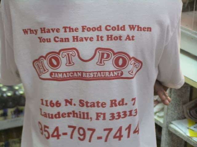 Hot Pot Jamaican Restaurant | 2876 FL-7, Lauderdale Lakes, FL 33313, USA | Phone: (954) 278-0802
