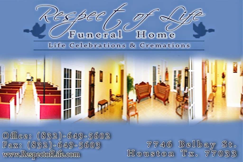 Respect of Life Funeral Home | 7746 Belbay St, Houston, TX 77033, USA | Phone: (281) 742-0591
